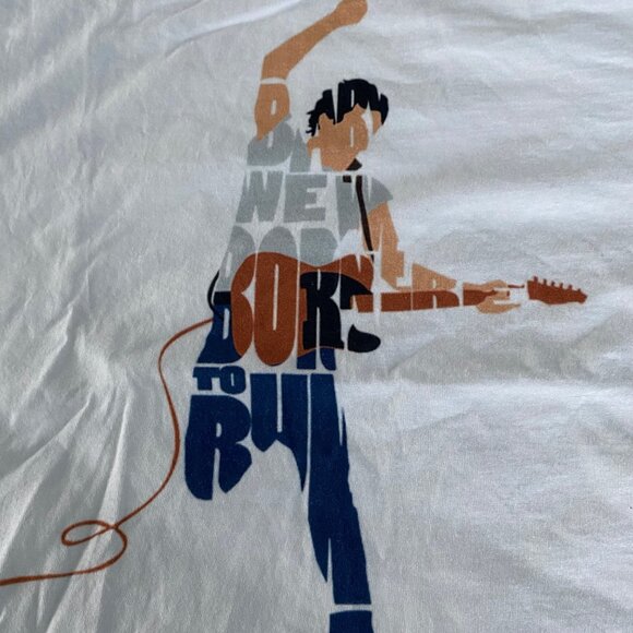Bruce Springsteen Born to Run Tshirt Sz L - Picture 2 of 3